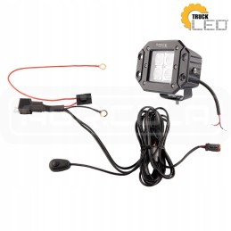 Darbo lempa 4xLED 495 lm 6w jungtis