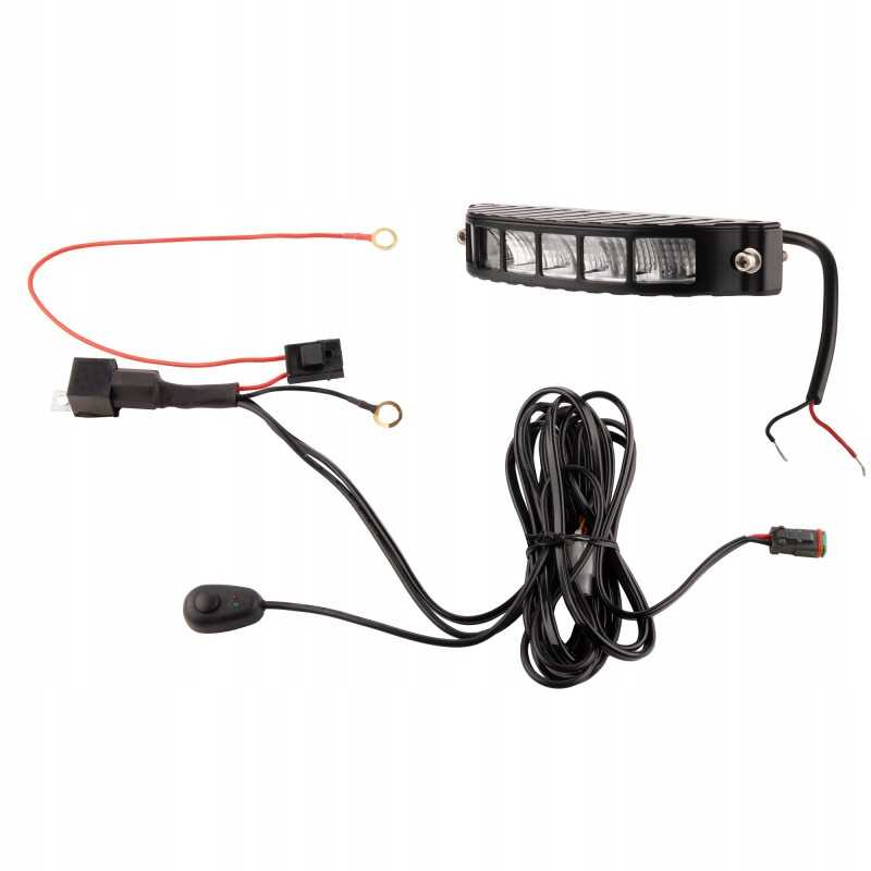 Darbo lempa 6xLED 826 lm 16w jungtis