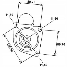 Starteris Renault 113 14 120 14 Ceres 6005003152