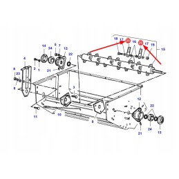 B126576 kilnojamas smulkintuvo peilis dantytas