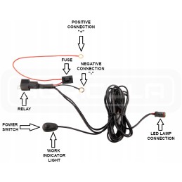 Darbo lempa 3xled 911 lm 9w jungtis