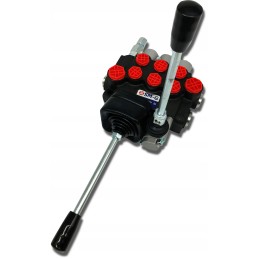 Hidraulinis skirstytuvas, 3 sekcijų, 40l, vairasvirtei