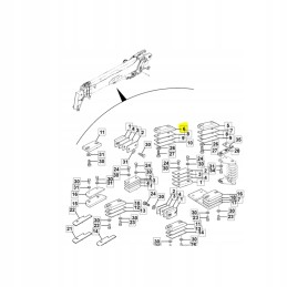 Prailginimo slankiklis 22 mm storio jcb 540 170 331 18846