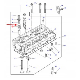 4224316m1 vožtuvo spyruoklė