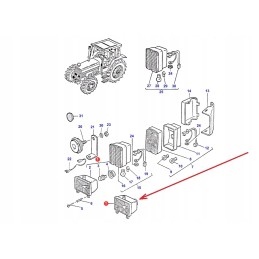 181 7 kairysis priekinis žibintas