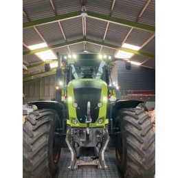 Apvali LED darbo lempa 42w 4200lm 10 30v su kištuku