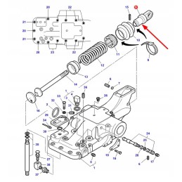 3811264m1 galinės pakabos kaištis