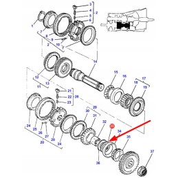 3380042m1 krumpliaračio veleno laikančioji poveržlė