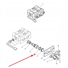 3903460m1wp001 hidraulinės sankabos žiedas