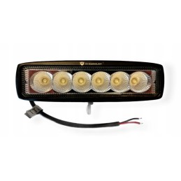 LED lempos skydelis 6 LED difuzinis 18w 12 24v
