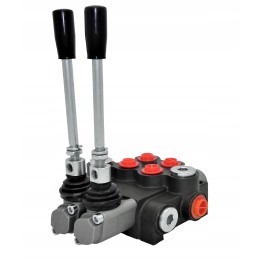 2 sekcijų hidraulinis skirstytuvas, 80l, 2 sekcijų