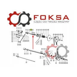 Viršutinis variatoriaus rato velenas Lexion Medion 670214