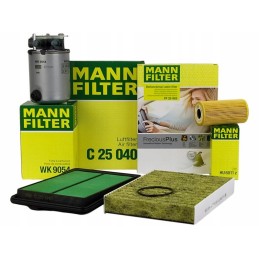 Mann filtrų komplektas nissan qashqai j11 1 6 dci