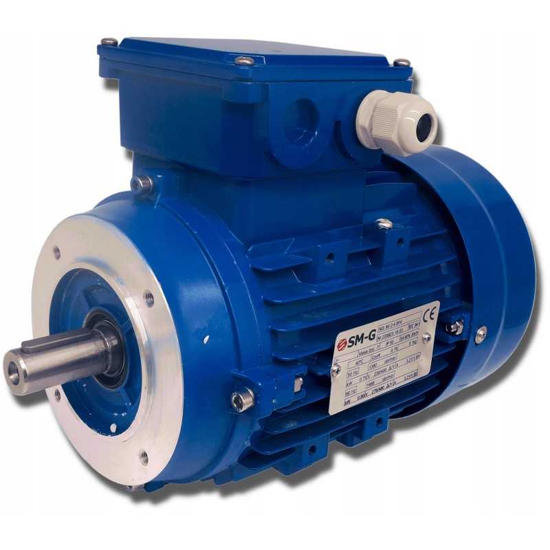 Elektros variklis 0 75kw 230 400v 1380rpm 3 fazis