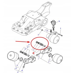 3901143m92 pavarų dėžės hidraulinis vožtuvas