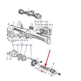 392107x1 diferencialo alyvos sandariklis 40x55x7