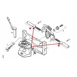F816500070140 galinio kablio kaištis 25 x 118 mm