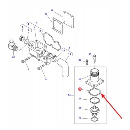 4223842m1 termostato sandarinimo žiedas 83 x 3