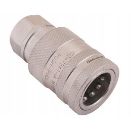 Hidraulinės greitosios jungties lizdas su šalintuvu c