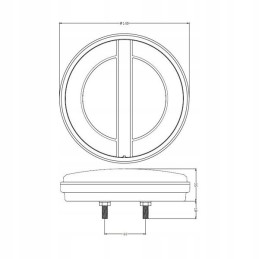 LED galinis žibintas TL dešinė 3 fun 12 24v