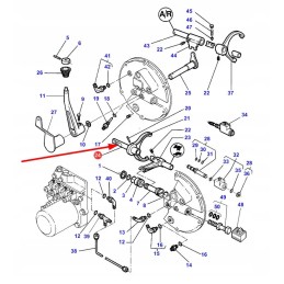 3580071m3 pavarų dėžės kreiptuvas