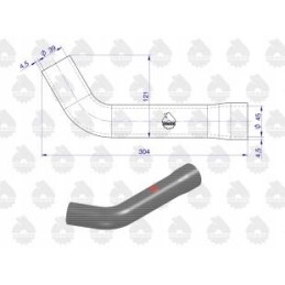Radiatoriaus žarnų komplektas 4 6 cil. C 385 originalus