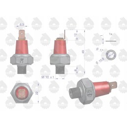 Alyvos slėgio jutiklis c 330 360 originalus Ursus