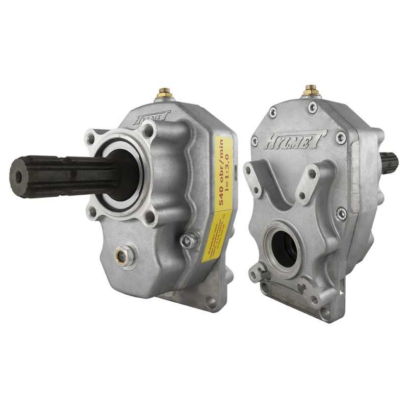 Sustiprintas daugiklis su vyrišku velenu