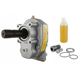 Sustiprintas daugiklis su vyrišku velenu