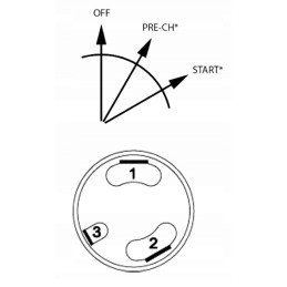 Uždegimo jungiklis john deere al25064