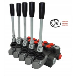 Hidraulinis skirstytuvas, 5 sekcijos, 5 sekcijos, 80l