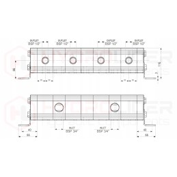 Pavarų skirstytuvas AFD20 4 8N mėlynas pakilimas