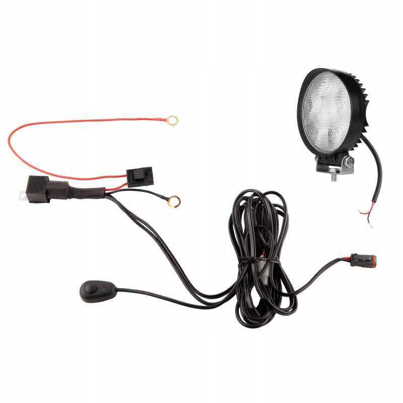 Darbo lempa 6xLED 570 lm 15w jungtis