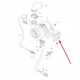 V836840992 turbokompresoriaus tarpiklis