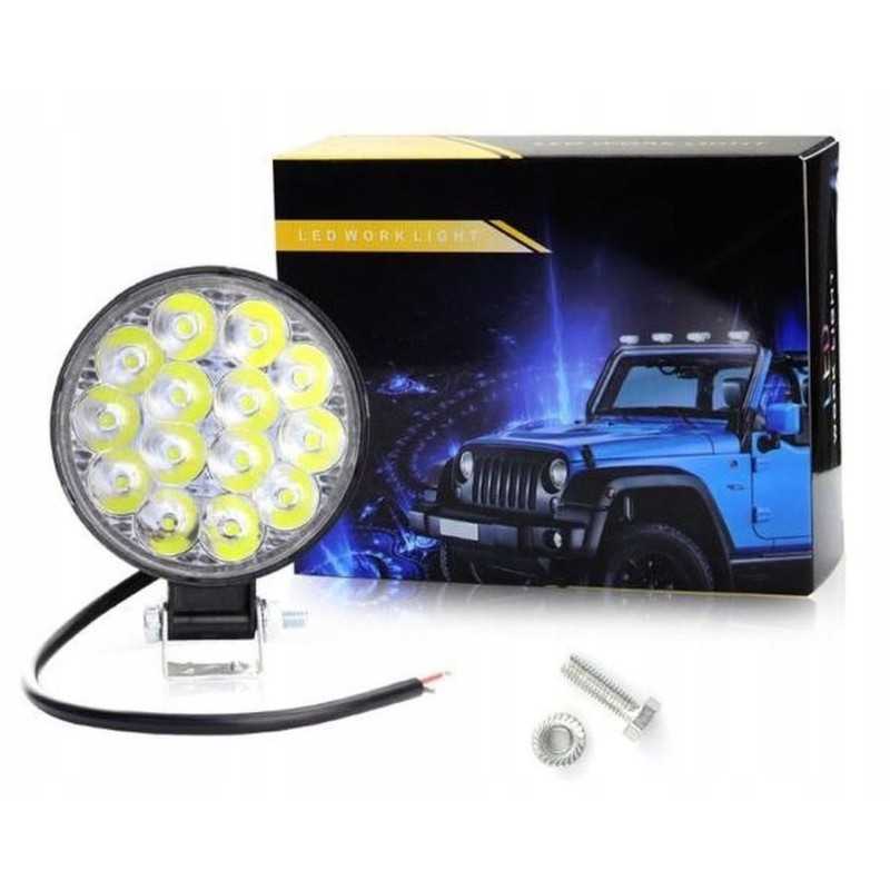 14 LED mini prožektorių halogeninė darbo lempa