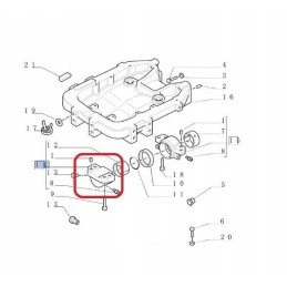 Veleno atrama new holland fiat ford 5140452 cnh