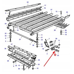 La322203650 guminis amortizatorius sieto pakabai
