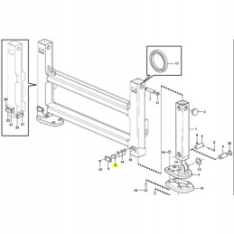 Stabilizatoriaus slankiklis gr 31 1mm volvo bl71 bl61 11883349