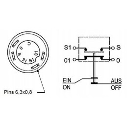 Massey Ferguson Landini kėlimo mygtukas 338840