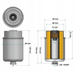 Deutz Fahr kuro filtras 0705010029 odp p551424