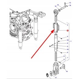 4286640m1 centrinio jungiklio reguliavimo rankena