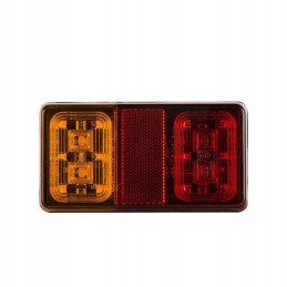 Kombinuotas galinis LED žibintas, 3 funkcijos, 16LED 12 24v