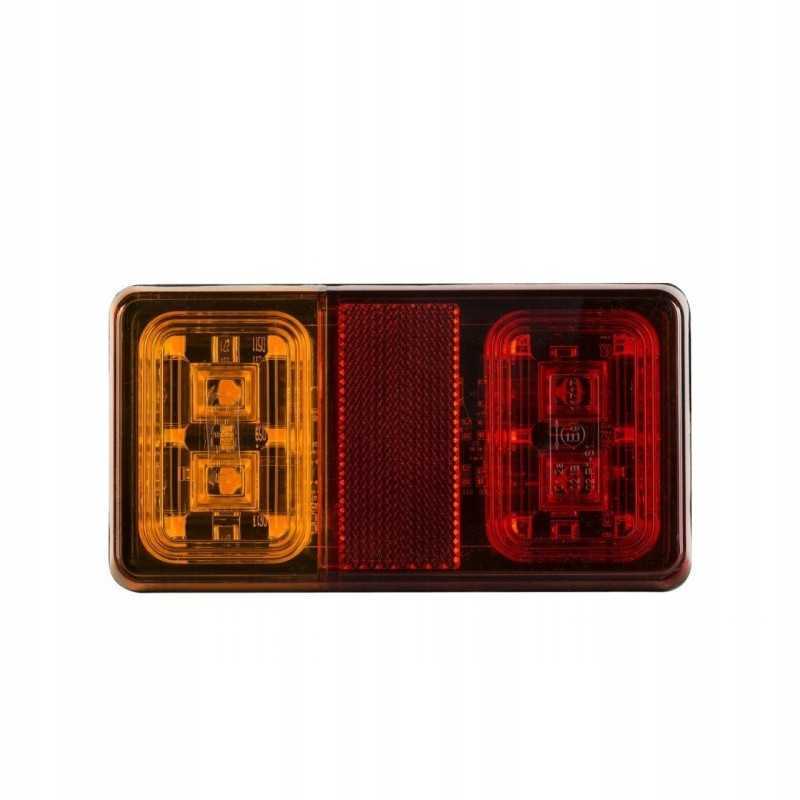 Kombinuotas galinis LED žibintas, 3 funkcijos, 16LED 12 24v