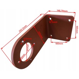 PTO daugiklis siurbliui, mažas tvirtinimo kronšteinas