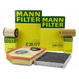 Mann filtrų rinkinys volvo xc60 ir 2 0 2 4 d3 d4 d5
