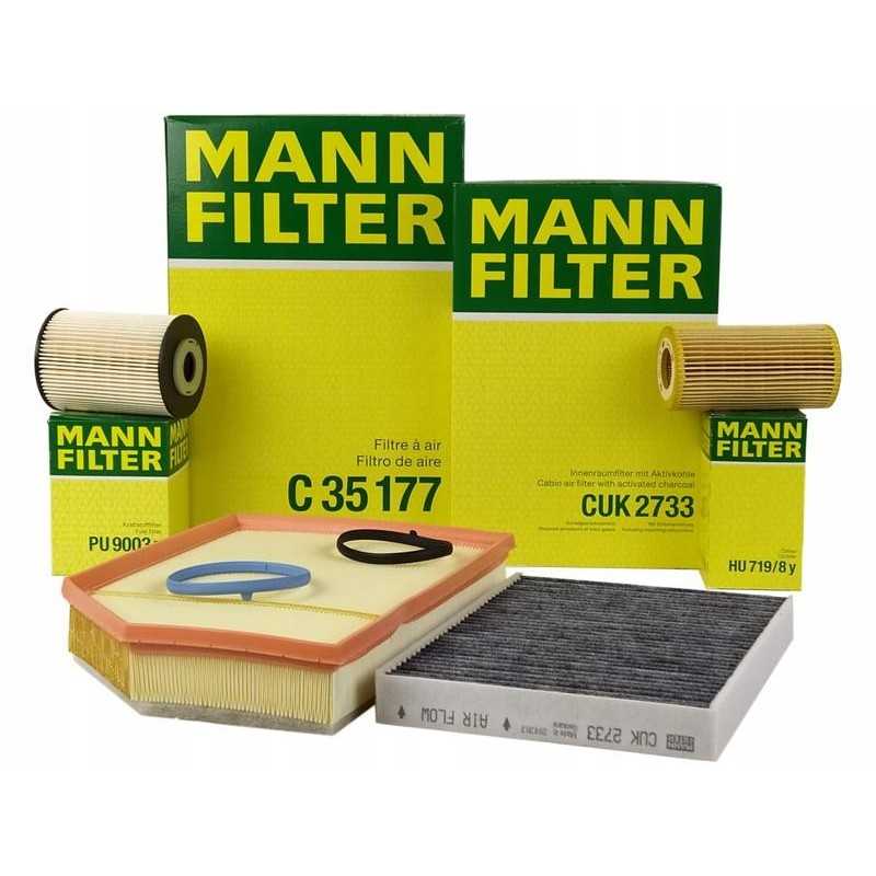 Mann filtrų rinkinys volvo xc60 ir 2 0 2 4 d3 d4 d5