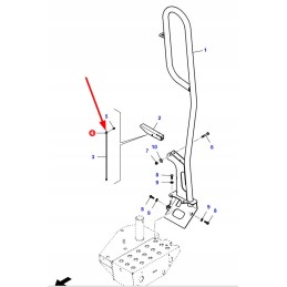 La323024750 kopėčių kabelio tvirtinimas