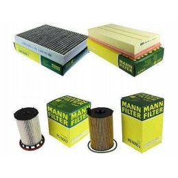 Mann filtrų komplektas porsche cayenne 92a 3 0d