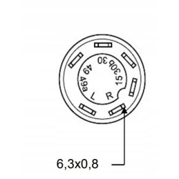 Apvalus automatinio vibravimo mygtuko jungiklis