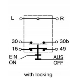Apvalus automatinio vibravimo mygtuko jungiklis